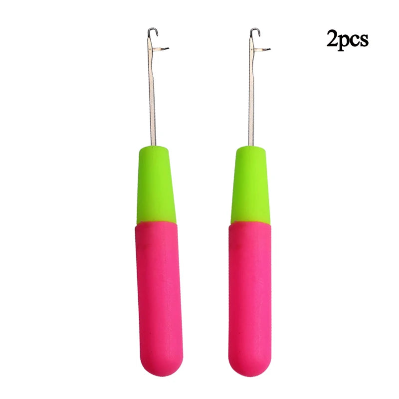 Plastic Crochet Hook Needle for Hair Weaving Dreadlock Knit Hook Needle for Hair Weaving Crochet Needle Hook