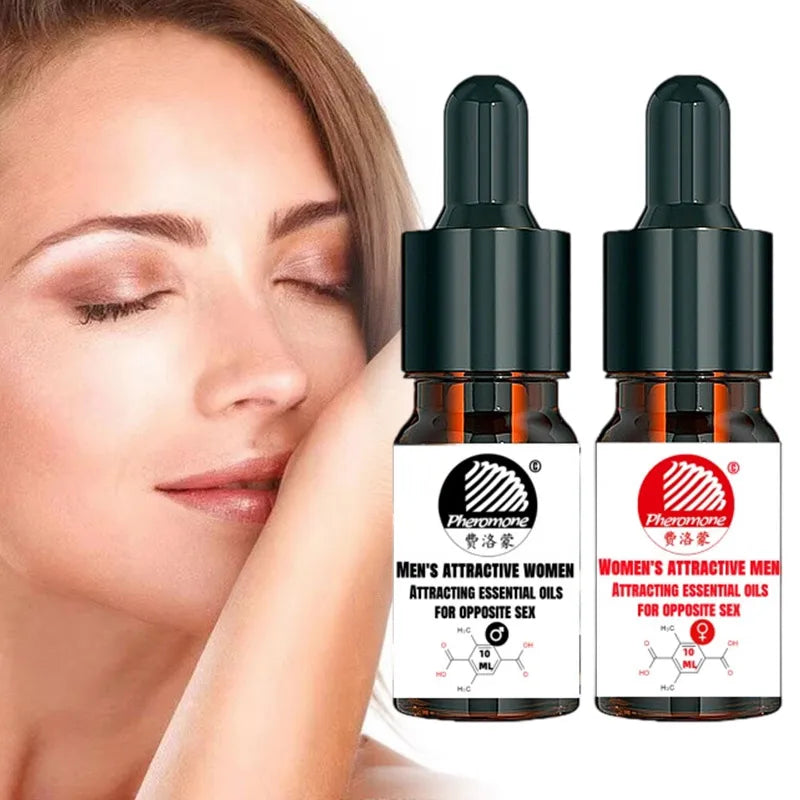 Young Couple Pheromone Essential Oil Love Spell Fragrance Irresistible Attraction Enhance Romance Emotional Connection Perfume