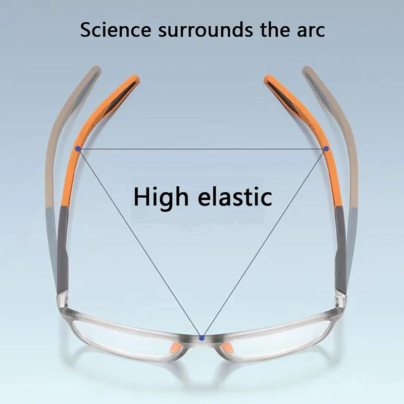 TR90 Sport Reading Glasses Ultralight Anti-blue Light Presbyopia Eyeglasses Women Men Far Sight Optical Eyewear Diopters To +4.0
