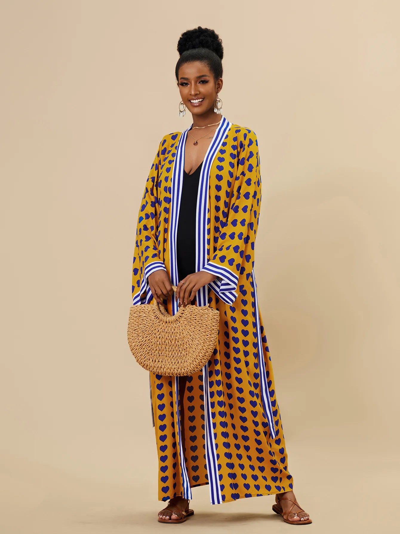 Zebra Beach Cover Ups for Women Long Sleeve Kimono Dress Self Belted Rayon Elegant Pareo 2023 Bathing Suits Holiday Beachwear
