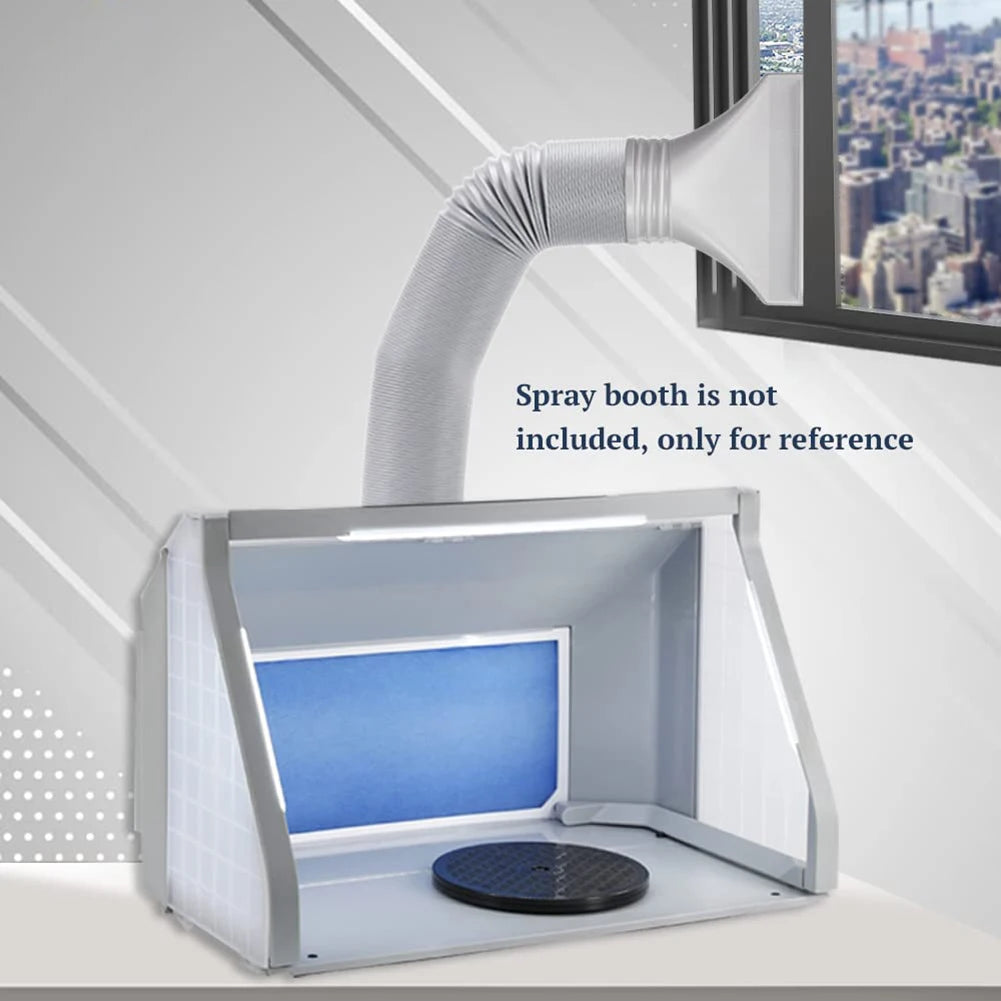 Flat Hose Adapter Exhaust Fan For Easy Air Conditioning And Exhaust Solutions For Seamless Connection With Locking Tabs