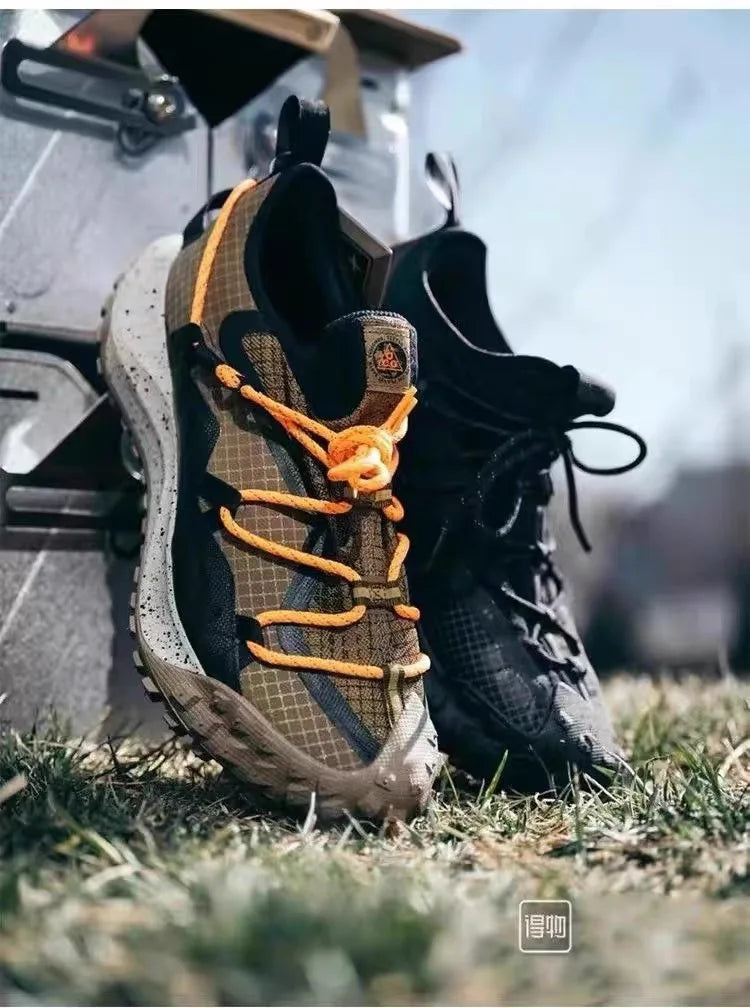 Waterproof Non-Slip Hiking Mountaineering Shoes Men's Women's Outdoor Rubber Sole Low Top EVA Breathable Trekking Shoes