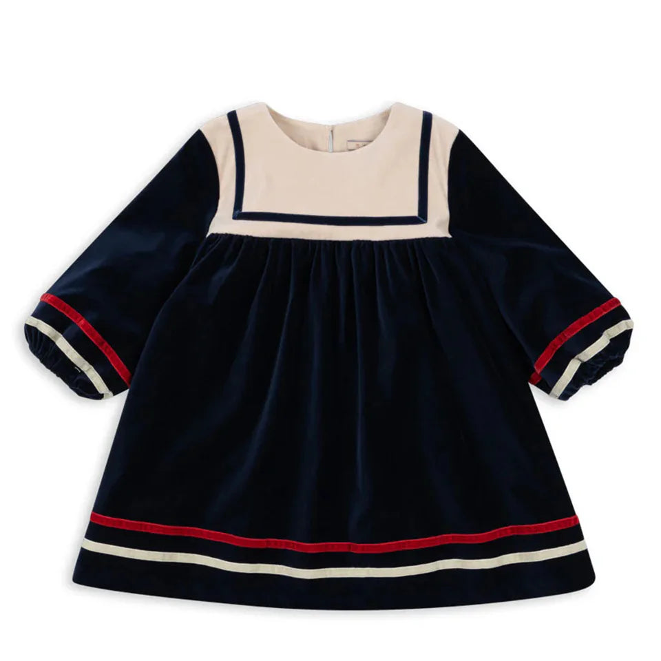 Autumn Winter Kids Christmas Dresses KS 2024 Velvet Bow Girl Princess Dress Baby Jumpsuit New Year Party Children's Clothing