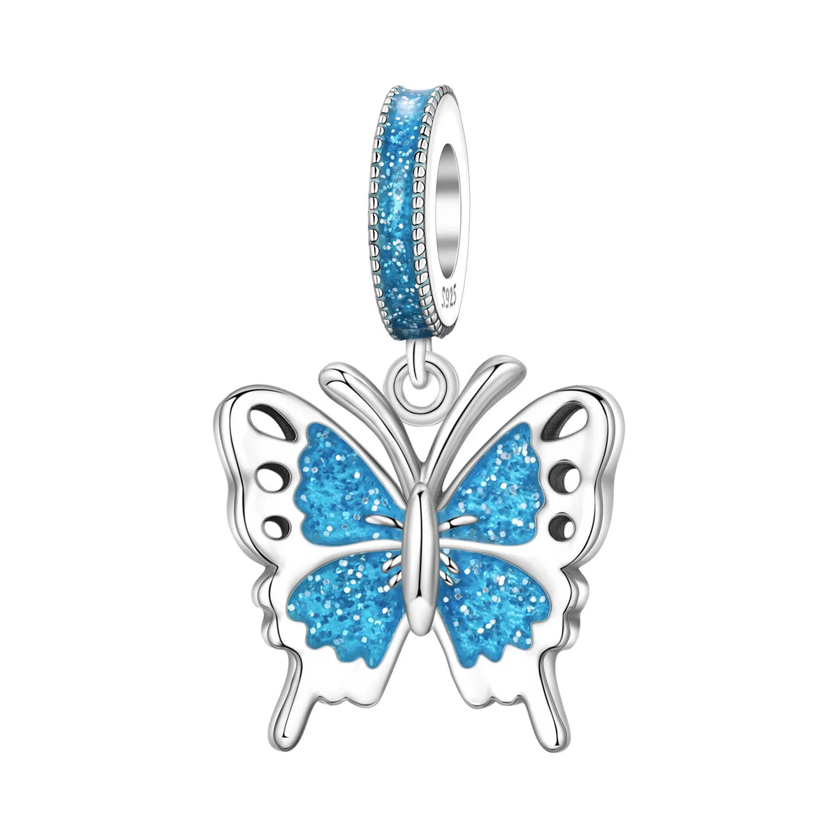 925 Sterling Silver Plated Bee Sunflower Butterfly Charm Pendant Fine Jewelry Women DIY Bracelet Necklace Birthday Party Gift