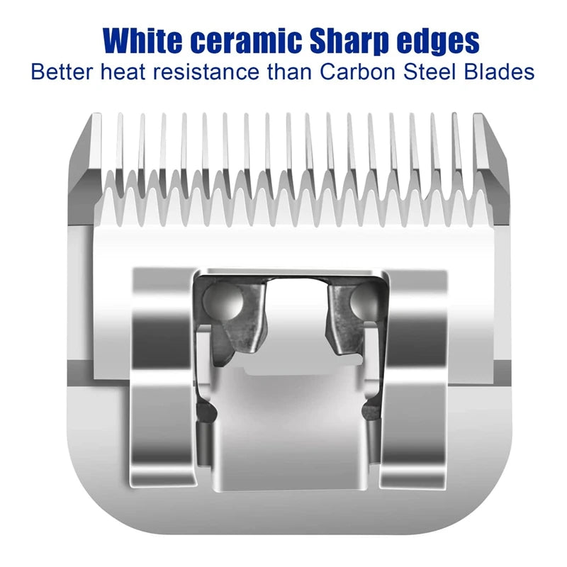 4FC Dog Pet Cat Grooming Detachable Ceramic Blade For Andis AG, AGC,AGP/Oster A5/Wahl KM Series Professional Animal Clippers