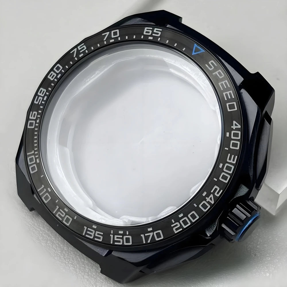 2025NEW 42mm Men's watches chronograph case VK63 case metal case for VK63 Movement 18.5mm strap accessories vk63 watch case