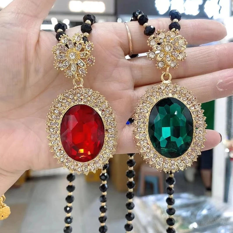 Fashion Pearl Chain Sweater Chain Women Temperament Versatile Pendants Autumn Winter Long Ethnic Styles Necklace Jewelry
