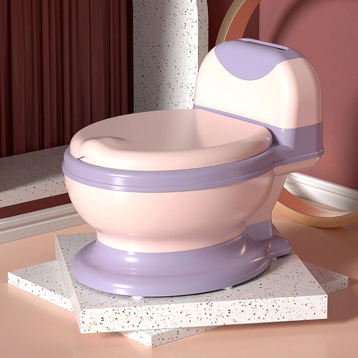 Baby Potty Toilet Baby Potty Toilet Emulational Large Size  Detachable Potty Training Toilet Baby Potty Training Toilet
