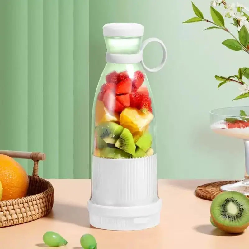 Portable Electric Juicer Cup USB Rechargeable Mini Blender Bottle for Fruit Smoothie Juice Vegetable Travel