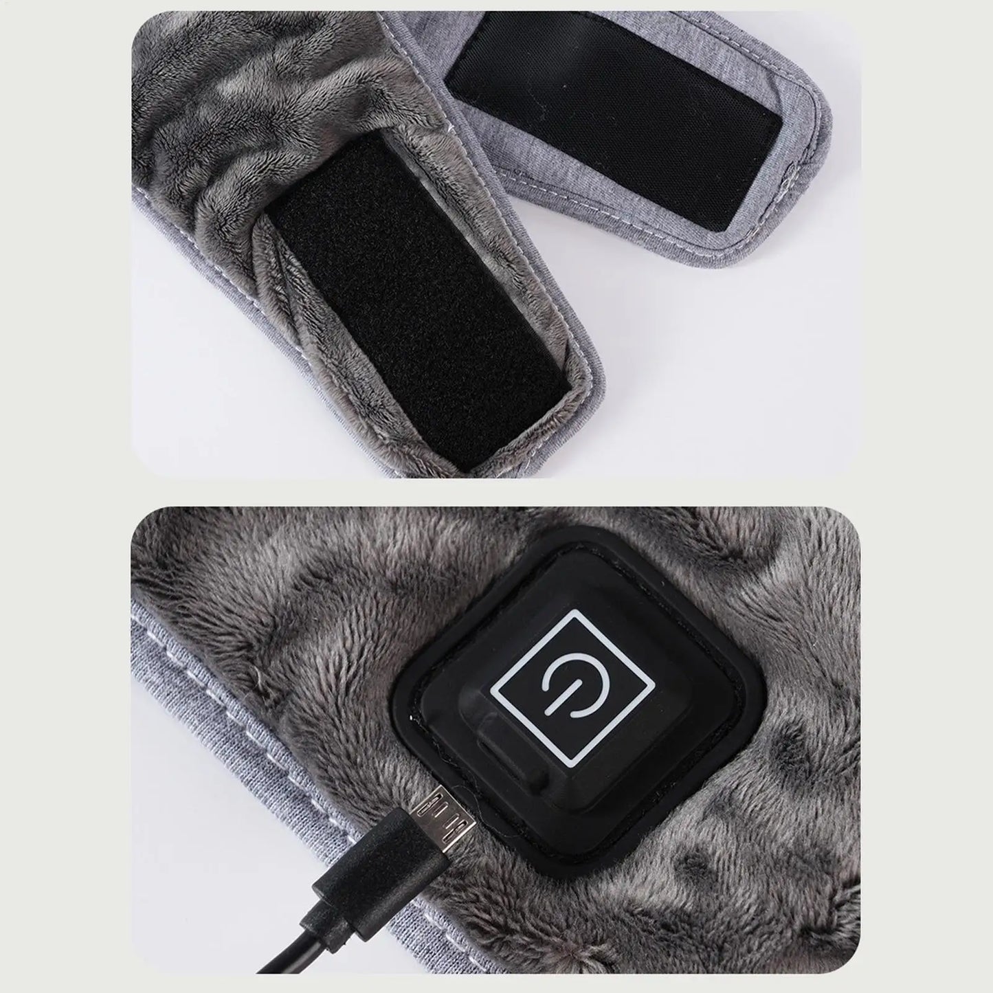 Sinus Heating Pad Adjustable Temperature USB Powered Heated Relief Mask Pain Pressure Tension Hot Compress Eye Therapy