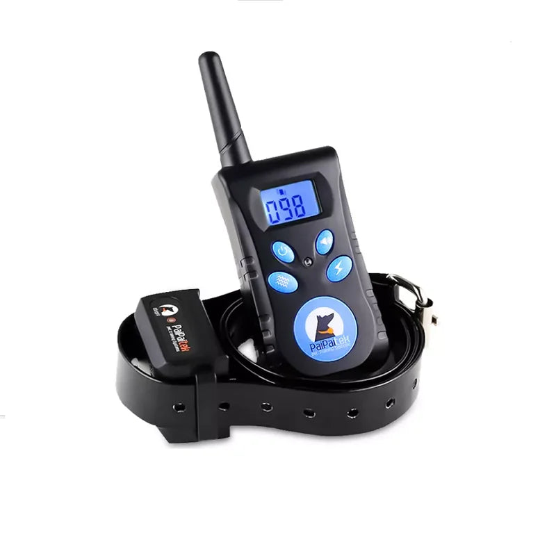 Paipaitek 500yd Dog Training Collar Anti Bark Shocker for S/M Dogs Electric Dog Collar With Remote Rechargeable Waterproof