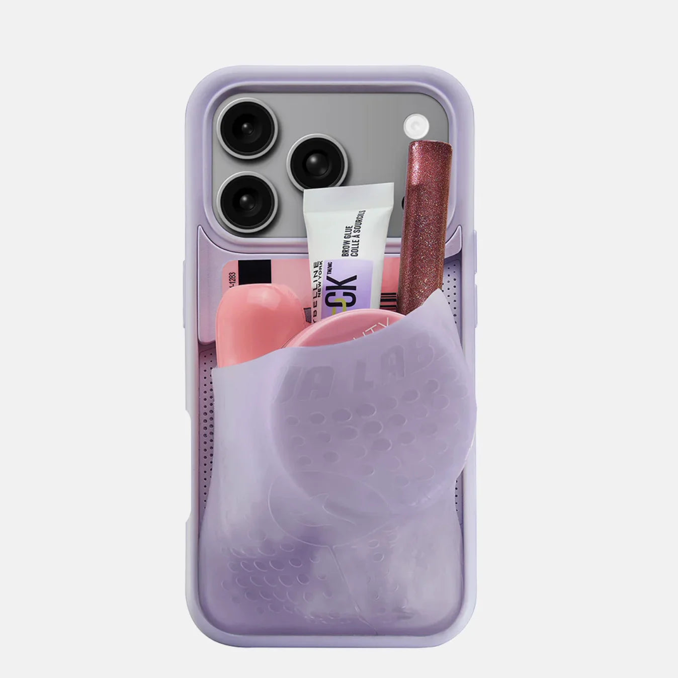 HOT Ninja Labs Solid Color Soft Large Capacity INS Pocket Case For iPhone 16 15 14 13 12 17 Pro Max Liquid Silicone Wallet Cover