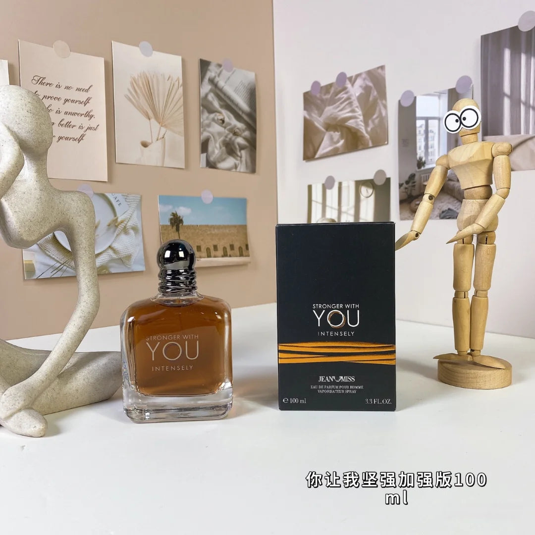 100ml Stronger With You Men's Perfume, Chypre Oriental Fragrance, Long Lasting Woody Scent for Him