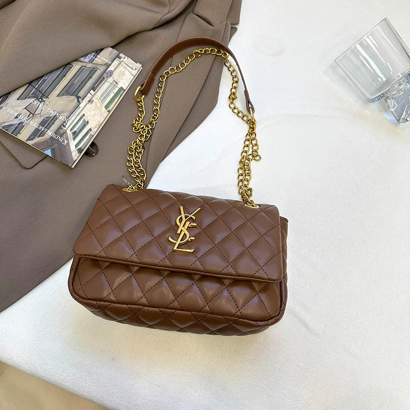 Fashionable Chic High-End Diaper Bag For Women Designer Leather Crossbody Handbag Large Capacity Trendy Tote Bag