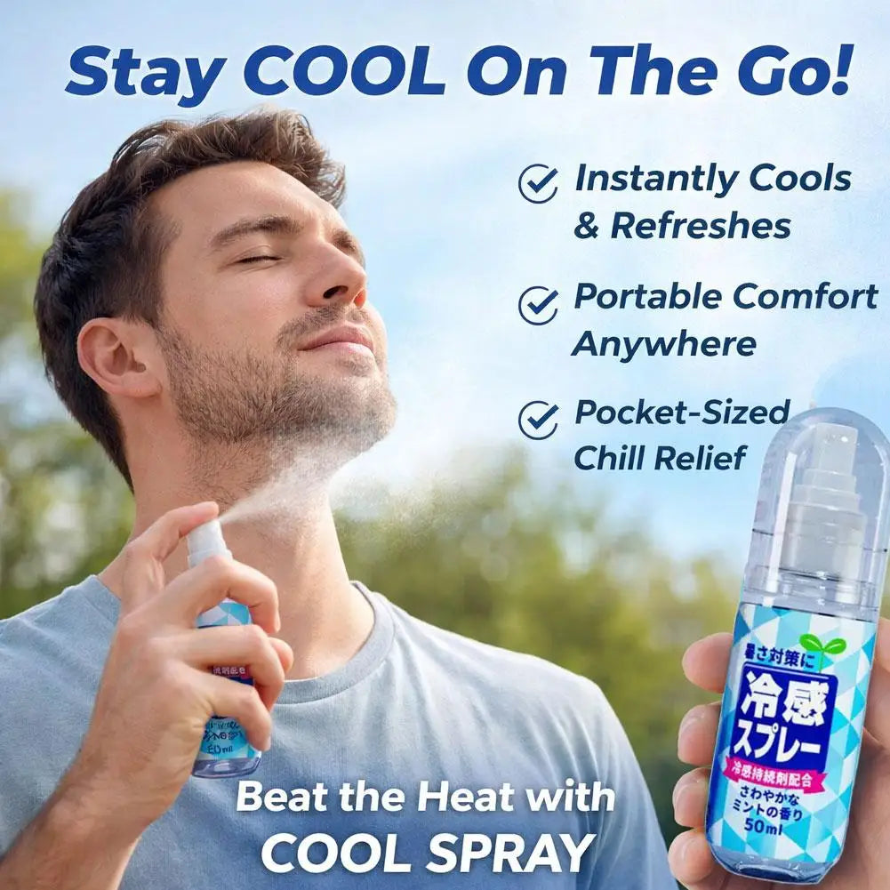 Cooling Spray Outdoor Sun Protection And Cooling Spray,Cooling Spray Students Summer An Excellent Anti-Heat And Cooling Solution