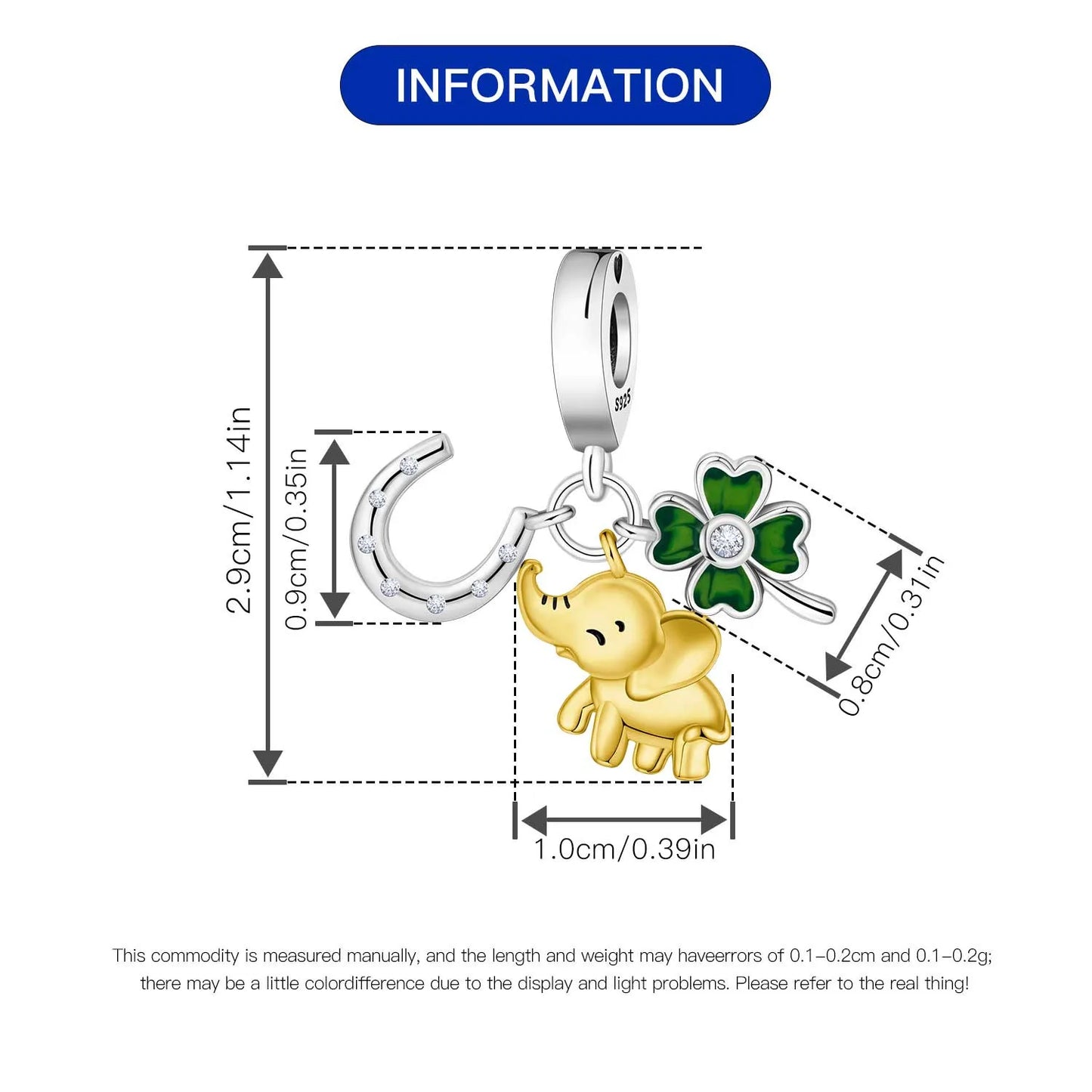 925 Sterling Silver Two-tone Symmetrical Angel Wing Pendant Necklace for Women Lucky Symbol Original Jewelry Party Couple Gift