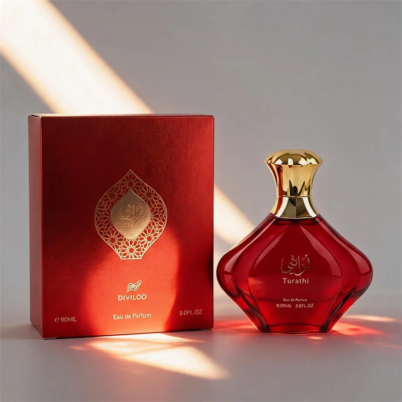 Luxury Arabian Perfume Classic Woody Cologne Jasmine Lemon Amber Scent Long-lasting Fragrance Unisex Eau De Toilette