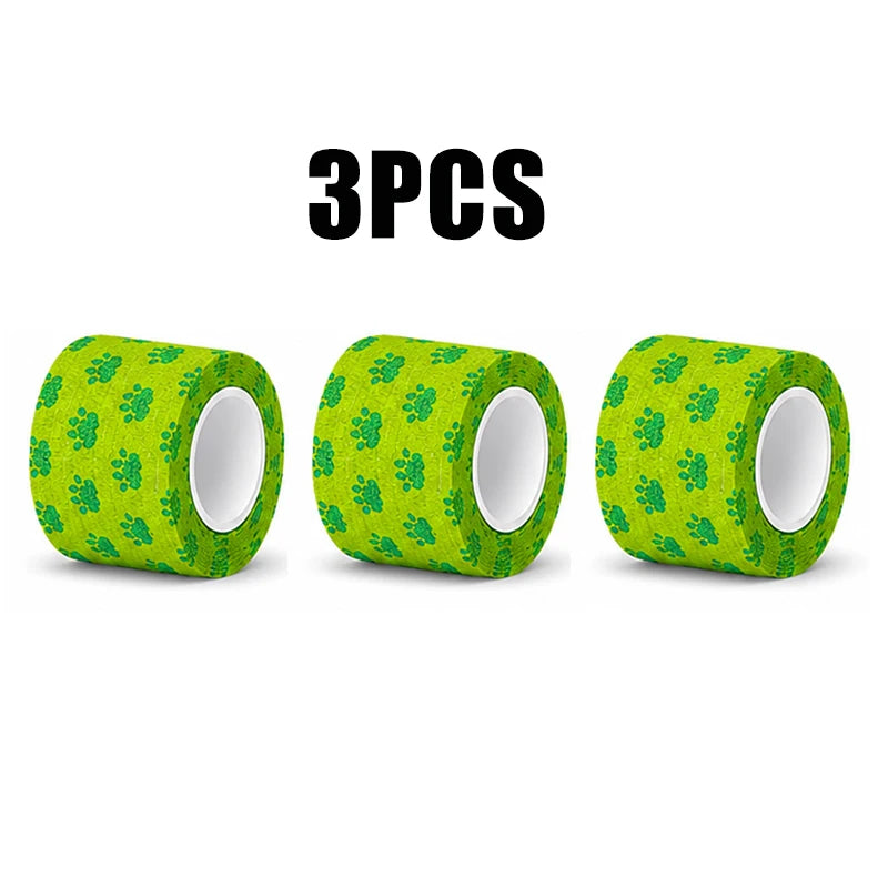 12/6/3pcs Tattoo Grip Cover Wrap Tape Self-Adhesive Breathable Elastic Bandage Waterproof Athletic Bandage Wraps Accessories