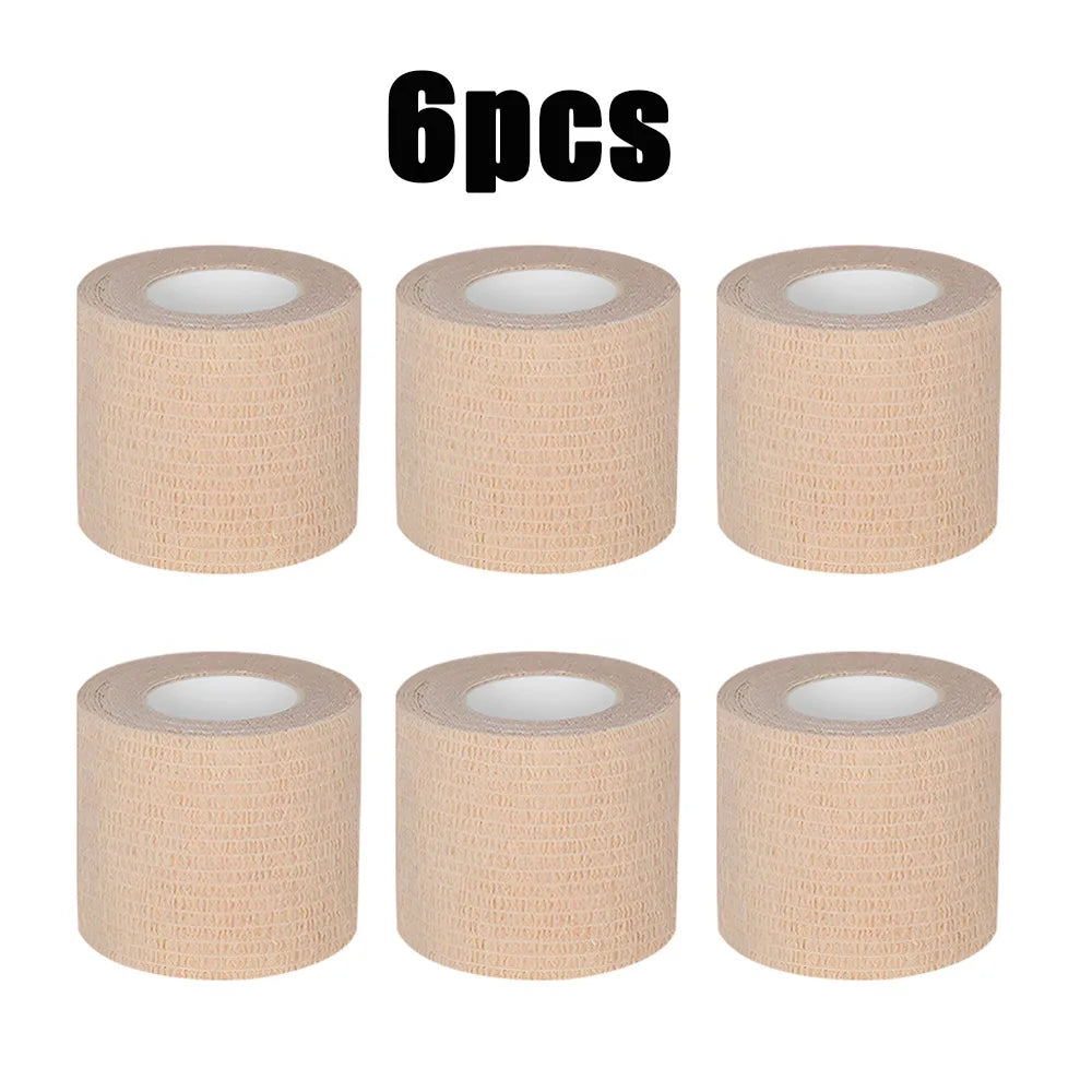12/6/3pcs Tattoo Grip Cover Wrap Tape Self-Adhesive Breathable Elastic Bandage Waterproof Athletic Bandage Wraps Accessories