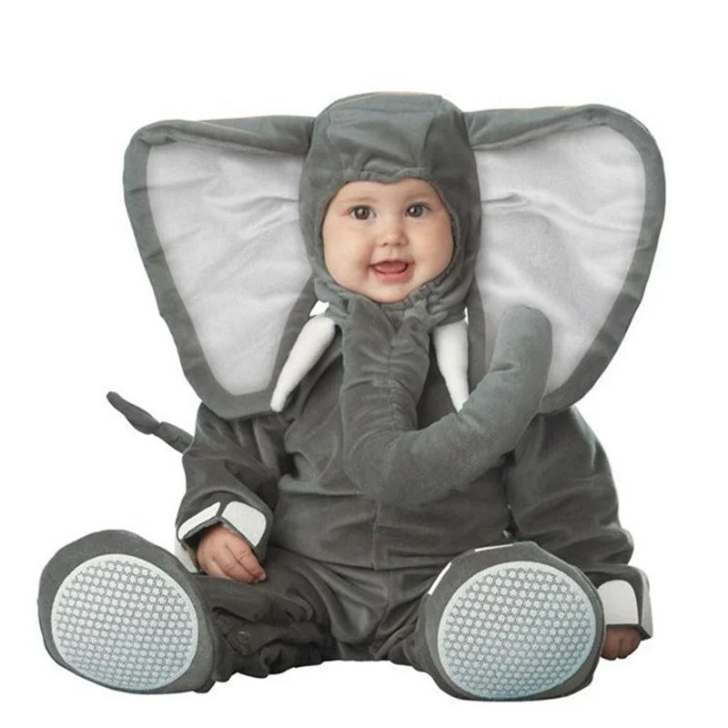 New Arrival High Quality Baby Boys Girls Halloween Dinosaur Costume Romper Kids Clothing Set Toddler Co-splay Triceratops
