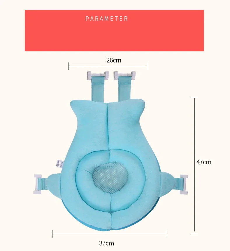 Baby Bath Seat Support Mat Shower Safety Tub Pad Newborn Bathtub Recliner Infant Anti-Slip Soft Comfort Body Cushion Baby Stuff