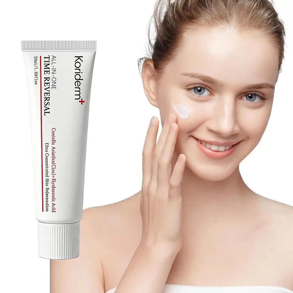 Koriderm™ Time Reverse All-in-One Cream Cica Anti Oxidative Whiten Anti-age Repair Cream Firming Eye Cream for All Skin Types