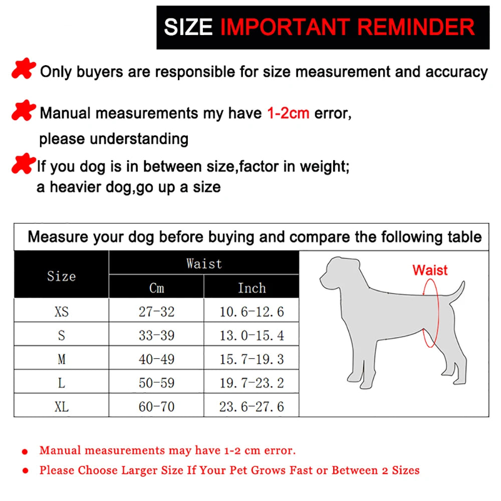 3pcs Female Dog Diapers Washable Reusable Puppy Nappies Physiological Pants Adjustable Pet Sanitary Panties Short for Girl Dogs