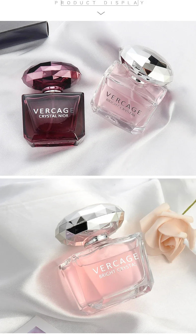 Sweet Love Luxury Brand Long Lasting Fragrance 50ml Women Body Spray Perfume Floral Scent Pheromone Perfumes Crystal Diamond