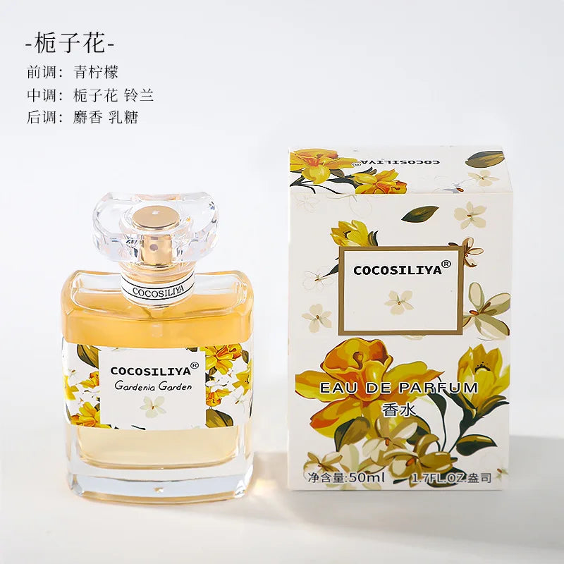 New 50ML Perfume Long-lasting floral fragrance Osmanthus Rose Lavender Gardenia Eau de Parfum For Unisex Original Perfume Brand