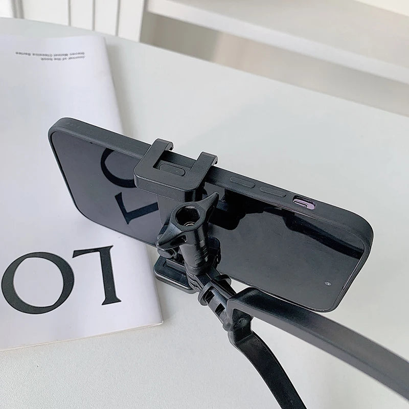 Neck Holder Lazy Phone Stand For  16 15 14 13 Pro Max   Outdoor First Angle Vlog Recording Selfie Bracket