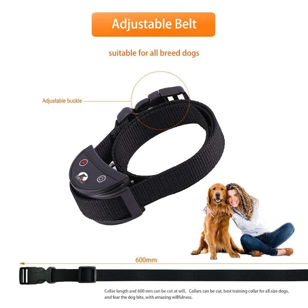 Paipaitek 500yd Dog Training Collar Anti Bark Shocker for S/M Dogs Electric Dog Collar With Remote Rechargeable Waterproof