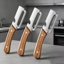 Stainless Steel Vegetable Peeler Multifunction Fruit Slicer Shredder Kitchen Cutter Tool for Potato Carrot Cucumber Use