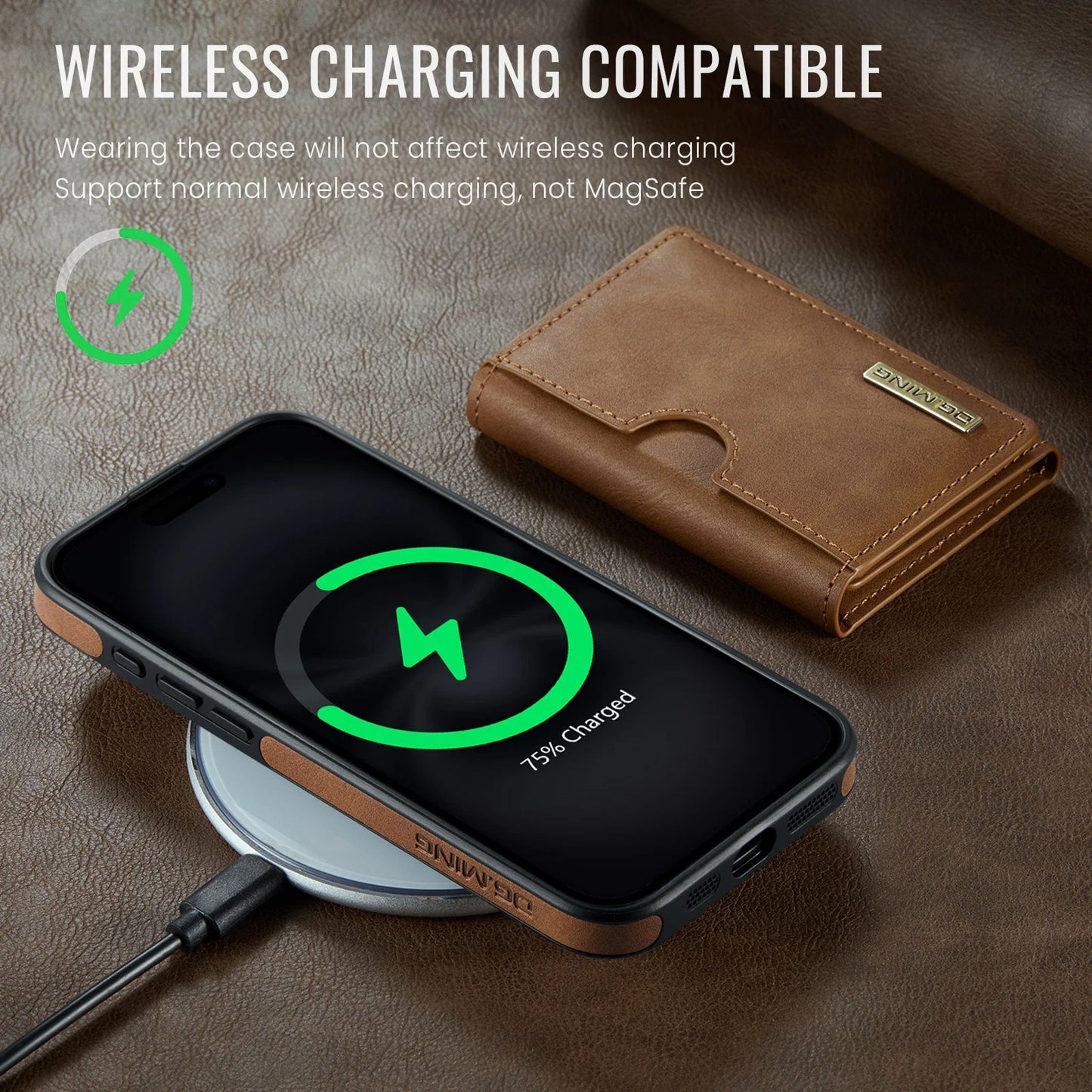 Magnetic Leather Wallet Card Phone Case For iPhone 17E 17 Air 16E 16 Pro Max 15 Plus 14 13 12 11 Flip Wireless Charging Cover