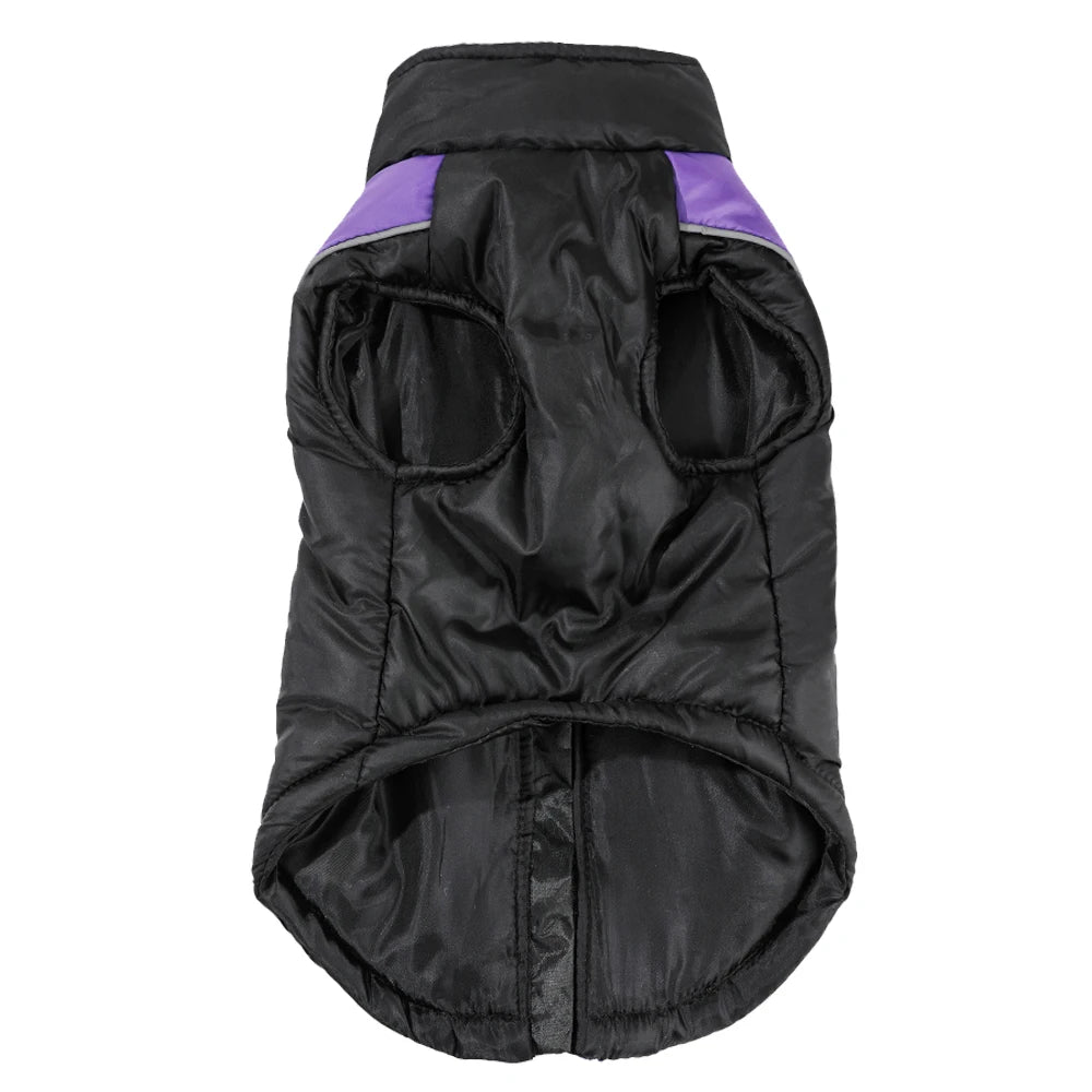 Winter Dog Clothes Reflective Waterproof Pet Jacket Vest For Small Medium Dogs Cat Chihuahua Pug Coat With D-ring Pug Outfits
