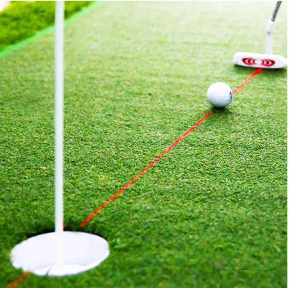 New Golf Putter Sight Portable Golf Putting Trainer ABS Golf Putt Putting Training Aim Improve Line Aids Corrector Tools
