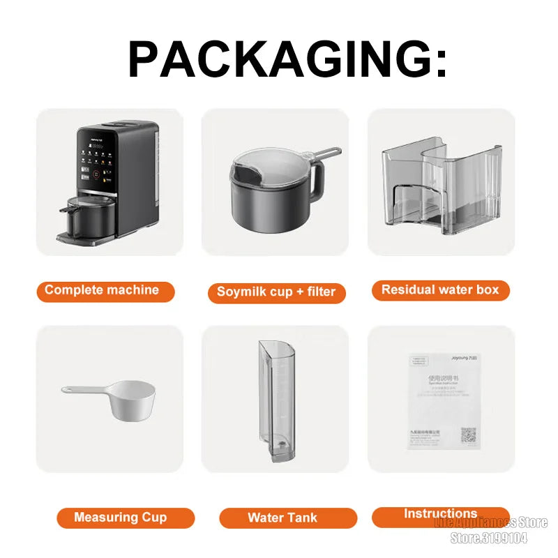 Joyoung K7 Electric Blender Auto Clean Soymilk Maker Multifunction Food Processor Mixer 1200ML Soybean Milk Machine