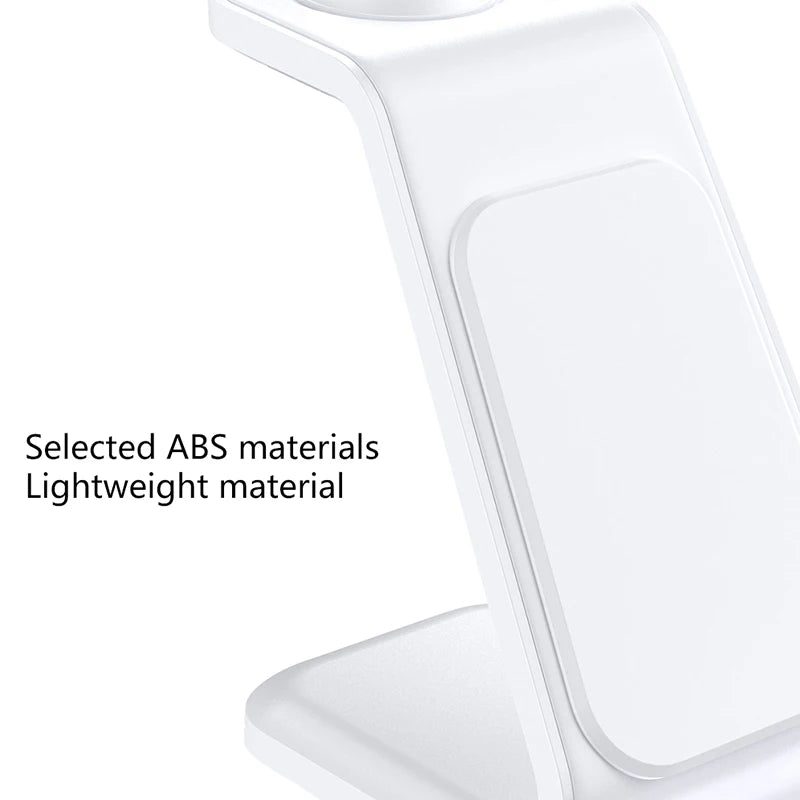 3-in-1 Wireless Charger Magnetic Stand 30W Output Power Travel Charger for iPhone Smart Watch Earphone with Holder