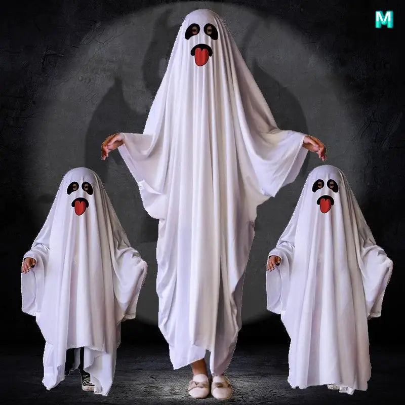 Halloween Costume Soft Breathable Fabric Easy Wear Cute Prints For Adults Kids Halloween Parties