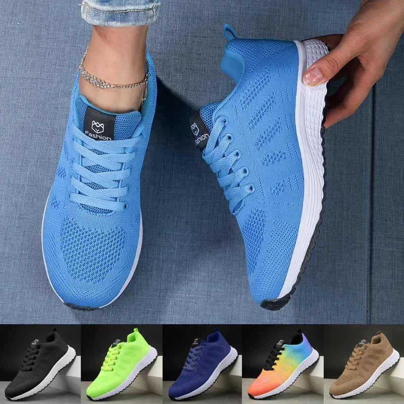 Women Walking Shoes Lightweight Breathable Sneakers 2025 Men Women Couple Casual Shoes Large-sized36-44 Flats Sneakers Men Shoes