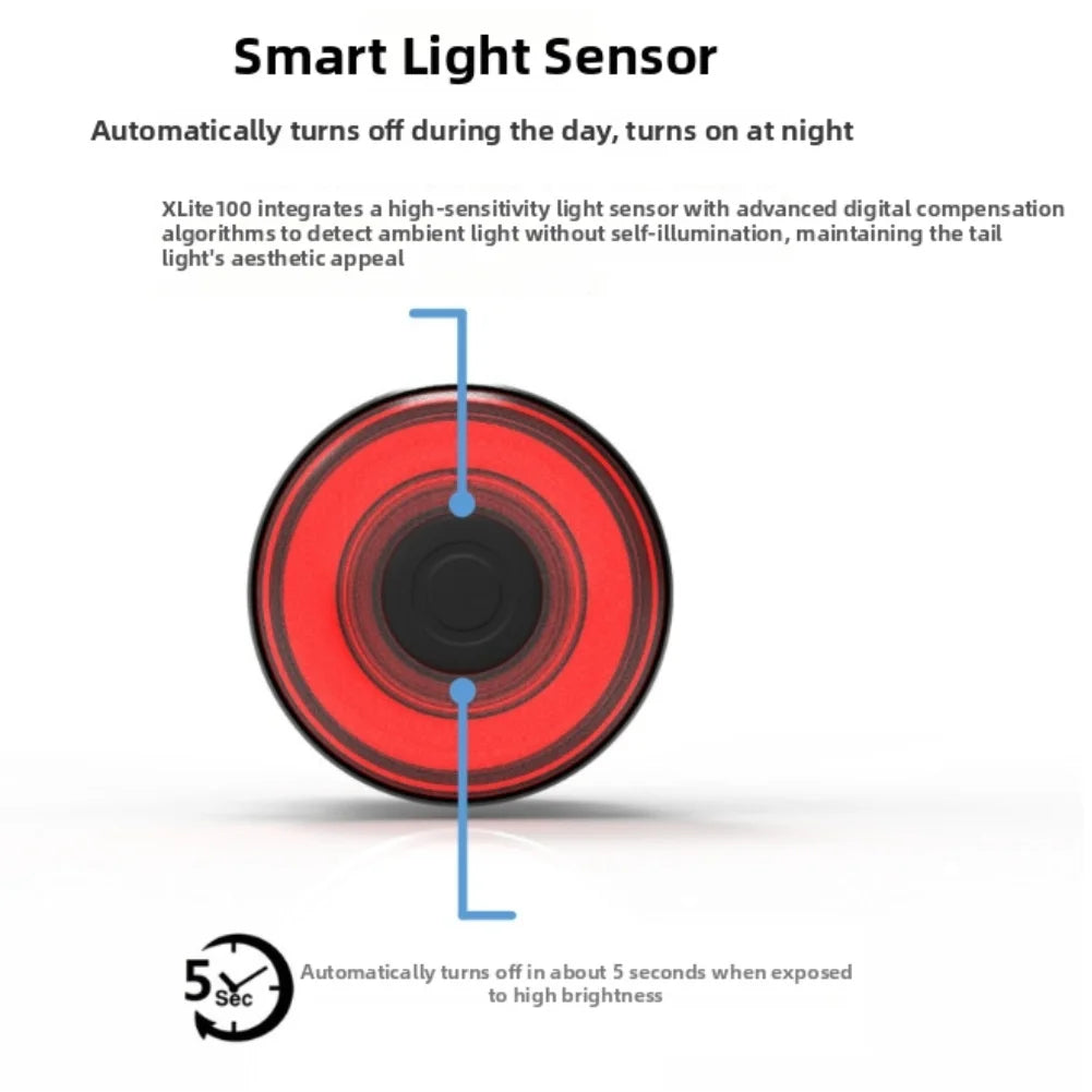 Skateboard For XLite100SR Light Safety LED Lights Waterproof Rechargeable Night Safety Lamp For Longboard Electric Scooter Parts