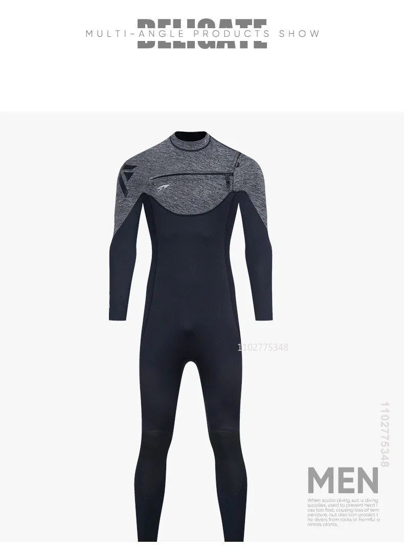 3mm/2mm Neopreno Men Women Wetsuit One-Piece Swimsuits Snorkeling Kayaking Wet Suit Surfing Scuba Diving Suit Fishing Kitesurf
