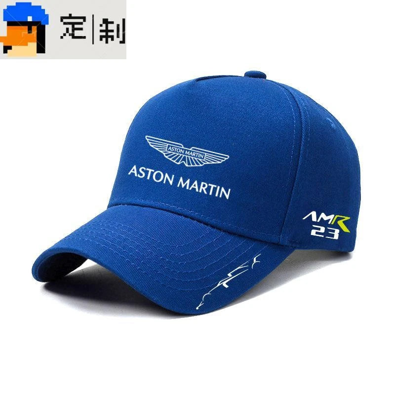 Breathable Hat  For Aston Martin DBX DBS V12 V8 DB11 DB9 Rapide AMR Vantage Personalized Cotton Racing Driver Baseball Cap