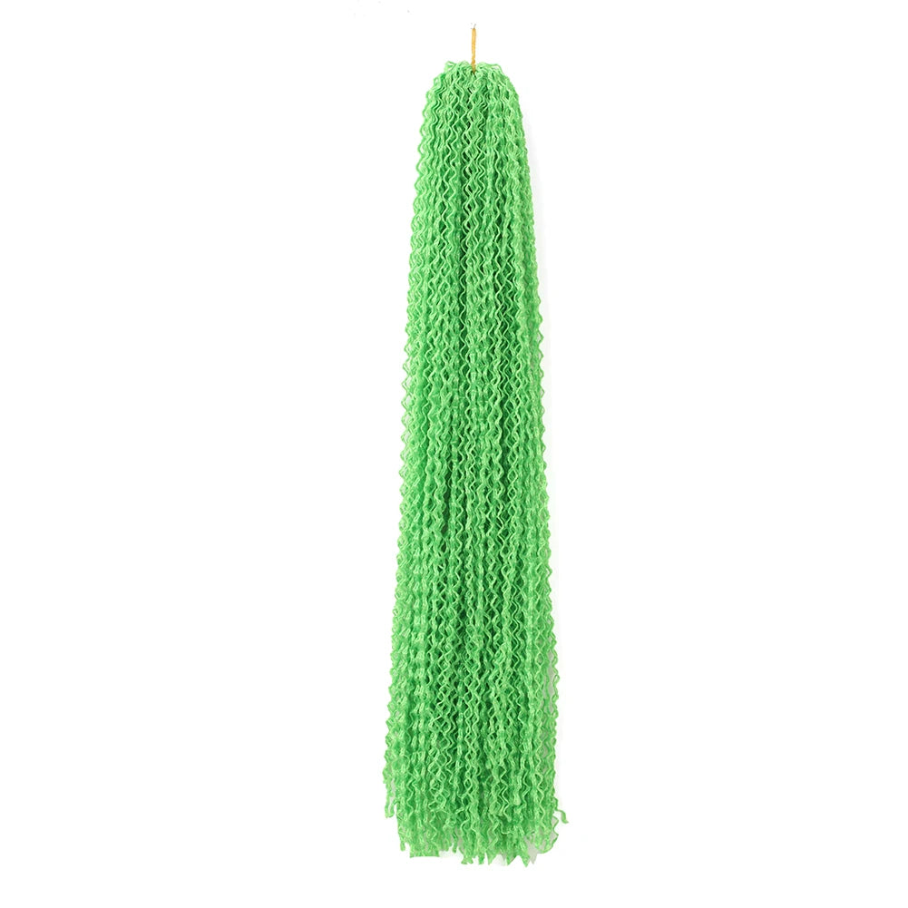 3X Pre-Looped Curly Synthetic Zizi Braids Thin Small Box Braid Crochet Twisted Hair Synthetic Kanekalon Braiding Hair Exten