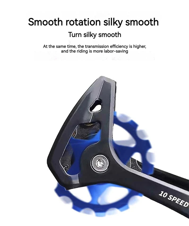 ENLEE Bike Aluminum Alloy Guide Wheel Pulley Rear Derailleur 11T 13T Guide MTB Ceramic Bearing Jockey Wheel For 4/5/6MM