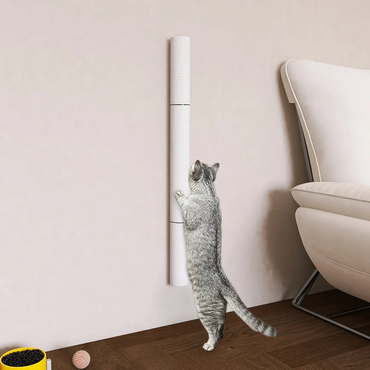 Wall-Mounted Cat Scratching Post with Sisal Rope & Climbing Ladder – Interactive Play Toy for Indoor Cats of All Sizes