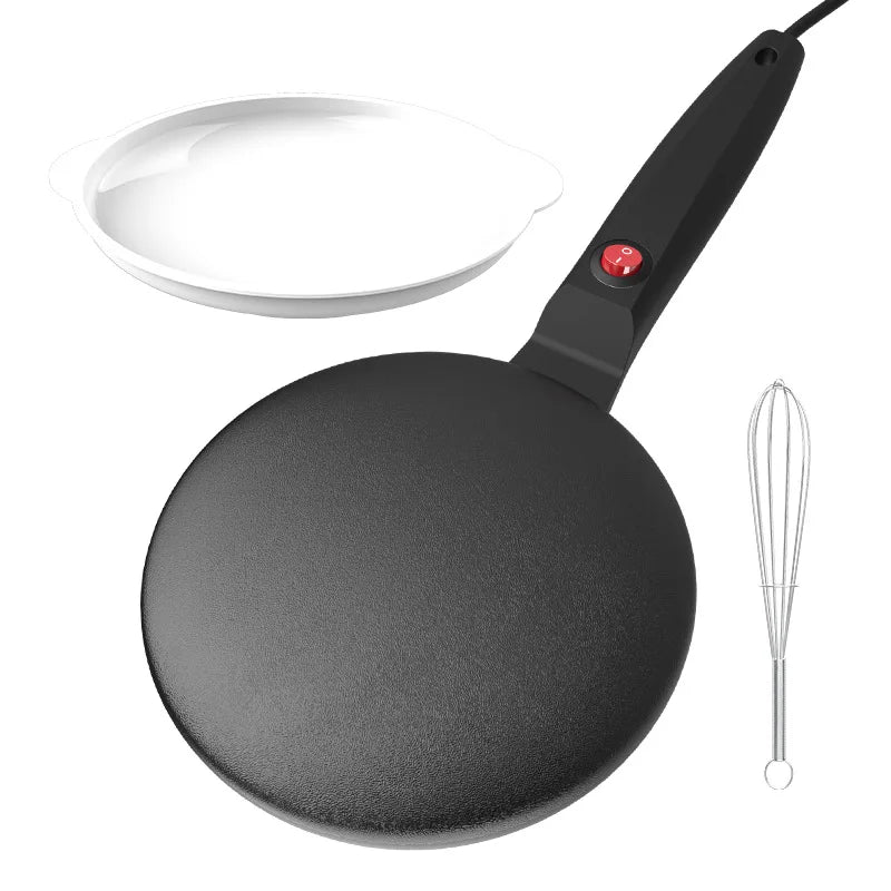 110V/220V Electric Crepe Maker Pie Baking Pan Non-stick Pancake Cooking Machine Chinese Spring Roll Pizza Griddle Cooker EU US