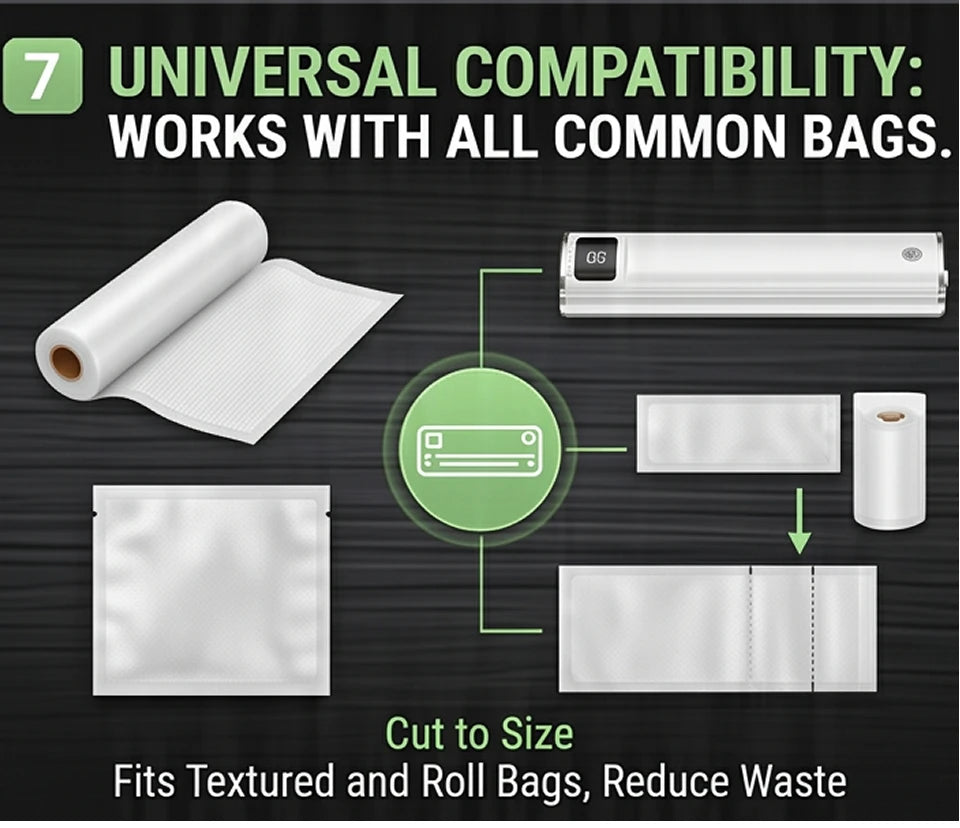 Portable Vacuum Sealer for Food Kitchen Gadgets Degasser Home Appliance Compressor Plastic Bag Sealer Vacuum Packaging Machine
