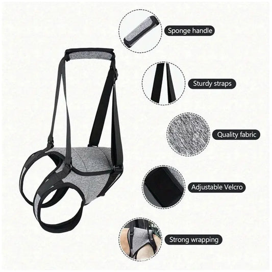 New Injured Dog Hind Leg Harness Elderly Dog Traction Bracket Sling Adjustable Portable Durable Pet Supplies
