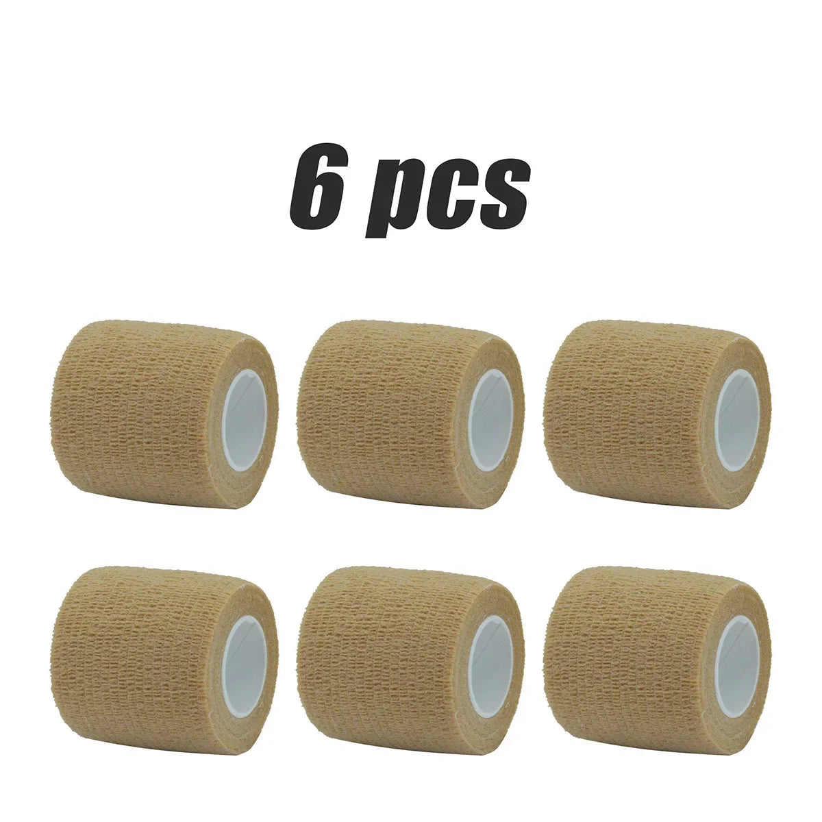 6/12/24pcs Self Adhesive Bandage Wrap, Cohesive Bandage Wrap for Sport & Athletic, Breathable Vet Wrap for Wounds