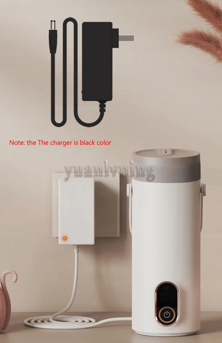 Multifunction Portable Wireless Electric Kettle Thermal Boiling Cup for Travel Water Boiler Temperature Control Thermos Warmers